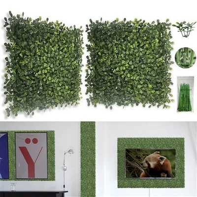 Faux Hedge Wall
