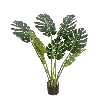 Faux Monstera Tree